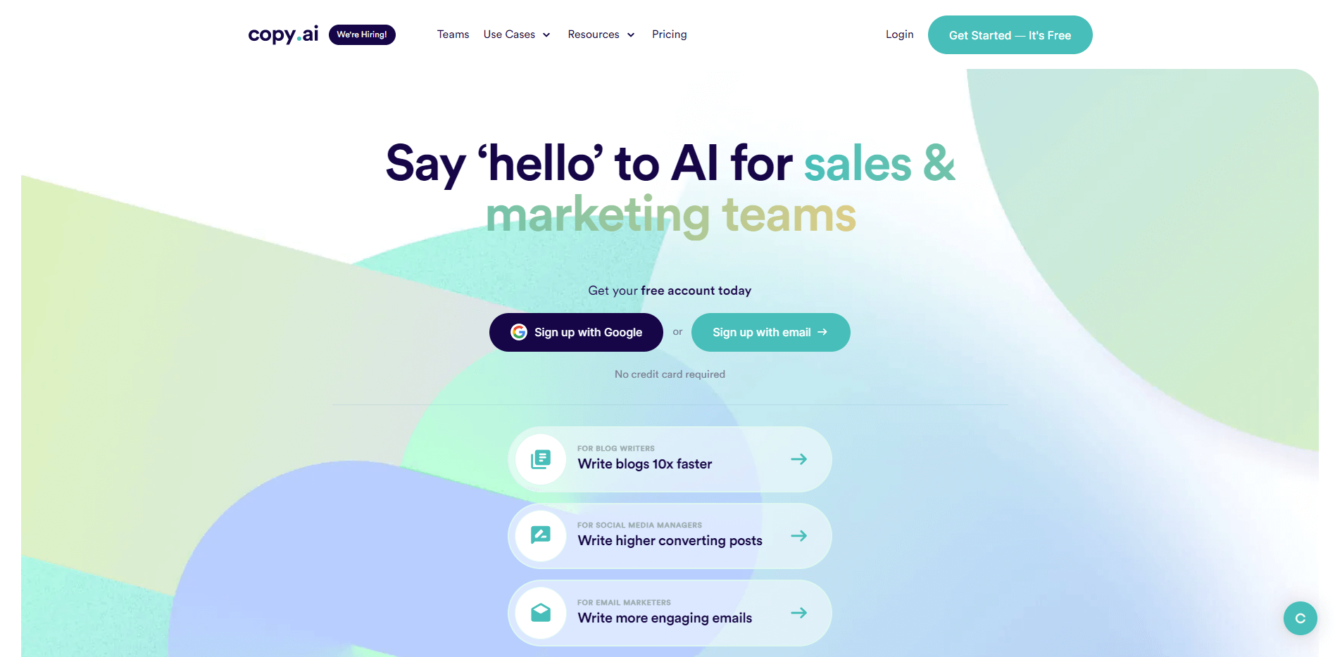 Copy.ai Features, Pricing & Use Cases